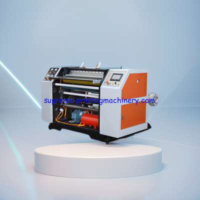 Auto PLC 0.5inch Rewinding Slitter And Rewinder Machinery Thermal/Bond/Cash Register/Fax/POS/ATM Paper Small Ribbon Roll