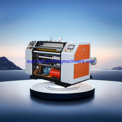 Auto PLC 0.5inch Rewinding Slitter And Rewinder Machinery Thermal/Bond/Cash Register/Fax/POS/ATM Paper Small Ribbon Roll
