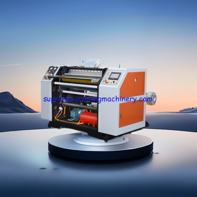 Auto PLC 0.5inch Rewinding Slitter And Rewinder Machinery Thermal/Bond/Cash Register/Fax/POS/ATM Paper Small Ribbon Roll