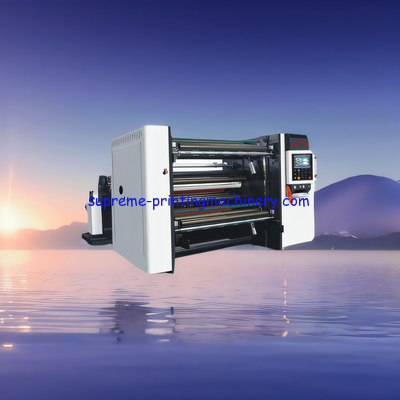 Automatic cup paper slitting machine Slip shaft CCD web guide(printed material) shaft-less unwinding slitting big jumbo