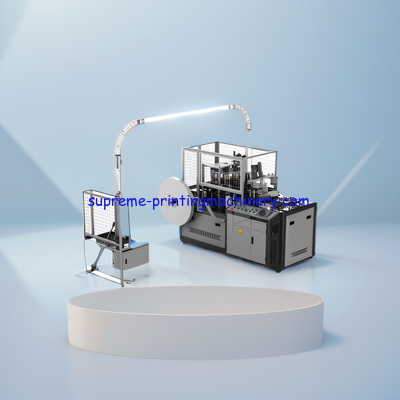 ZWJ-150 OPEN CAM Ultrasonic Paper Bowl Machine 80pcs/min 170~450gsm single doulbe pe coated paper ultrasonic heater