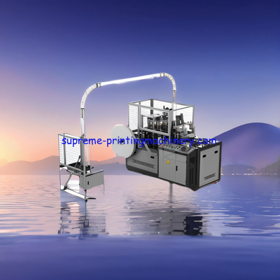 ZWJ-150 OPEN CAM Ultrasonic Paper Bowl Machine 80pcs/min 170~450gsm single doulbe pe coated paper ultrasonic heater