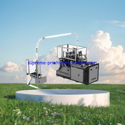 ZWJ-150 OPEN CAM Ultrasonic Paper Bowl Machine 80pcs/min 170~450gsm single doulbe pe coated paper ultrasonic heater