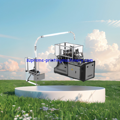 ZWJ-150 OPEN CAM Ultrasonic Paper Bowl Machine 80pcs/min 170~450gsm single doulbe pe coated paper ultrasonic heater