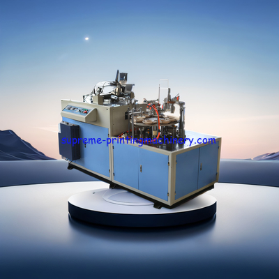 40-50 PC/MIN 170-450GSM ULTRASONIC DOUBLE WALL PAPER CUP SLEEVE MACHINE 5OZ~16OZ CUP; 20OZ~50OZ BOWL (MOLD EXCHANGEABLE)