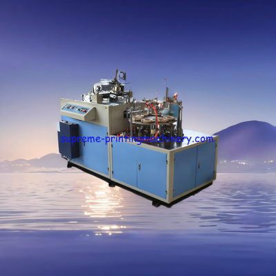 40-50 PC/MIN 170-450GSM ULTRASONIC DOUBLE WALL PAPER CUP SLEEVE MACHINE 5OZ~16OZ CUP; 20OZ~50OZ BOWL (MOLD EXCHANGEABLE)