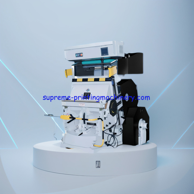 YHJ-750 DIE CUTTING AND CREASING MACHINE HOT STAMPING CORRUGATED BOARD PLASTIC AND LEATHER PAPER CUP FAN CARDBOARD PE