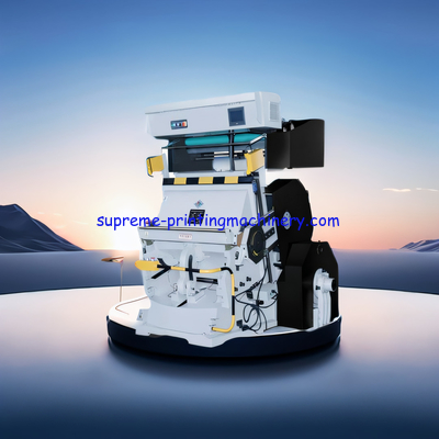 YHJ-750 DIE CUTTING AND CREASING MACHINE HOT STAMPING CORRUGATED BOARD PLASTIC AND LEATHER PAPER CUP FAN CARDBOARD PE