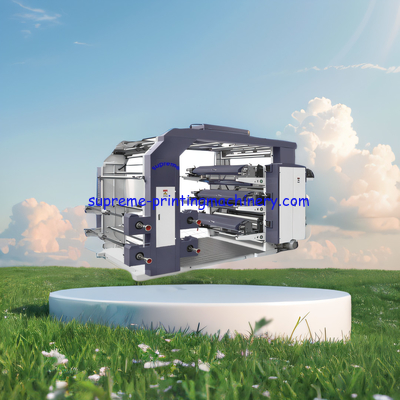 YTGS FLEXO PRINTING MACHINE STACK TYPE 120M/MIN Ø1200MM UNWINDING AND REWINDING DIAMETER SYNCHRONOUS BELT TRANSMMISSION