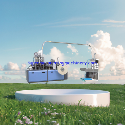9 type paper cup making machine high performance high efficiency and high quality 80pcs/min open CAM 150-350g/m³ single