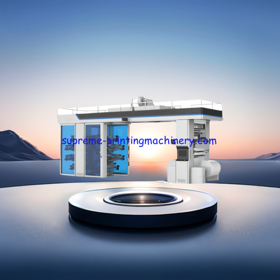 CENTER DRUM FLEXO PRINTING MACHINE PLASTIC SHRINK FILM BOPP/PET/PE/NY/PP ADHESIVE THIN PAPER NON WOVEN FABRIC 40-120GSM