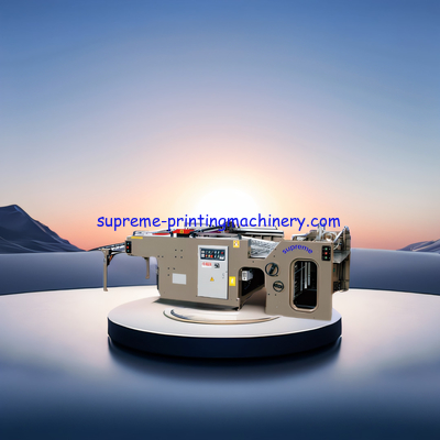 FULLAUTO CYLINDER SCREEN PRESS AUTOMATIC FLAT HIGH EFFICIENCY QUALITY PRECISION 108~400G DECAL PAPER cigarette wine case