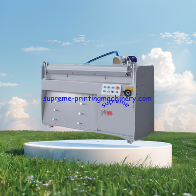 MD-120MII AUTOMATIC SCRAPER AND MULLER EMERY WHEEL CUTTING QUICK CLAMP ADJUSTED ANGLE OF BLADE BOARD SCRAPS ABSORBING