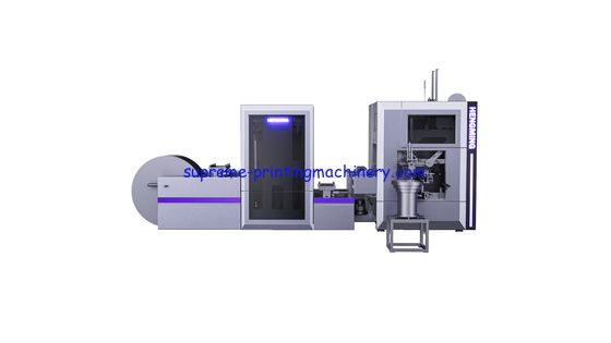 Fully Automatic Slitting and No Glue 4 Shaft Turret Rewinding Machine with Separated Unwinding Device