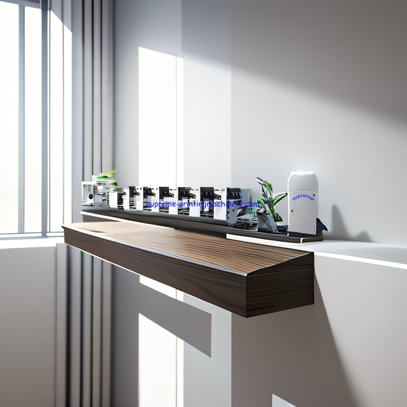RYW-6520 FLEXO PRINTING MACHINE 6 SETS LED LAMPLIGHT+IR DRYER WATER COOLING ROLLER VIDEO INSPECTION ARC NONSTOP UNWIND