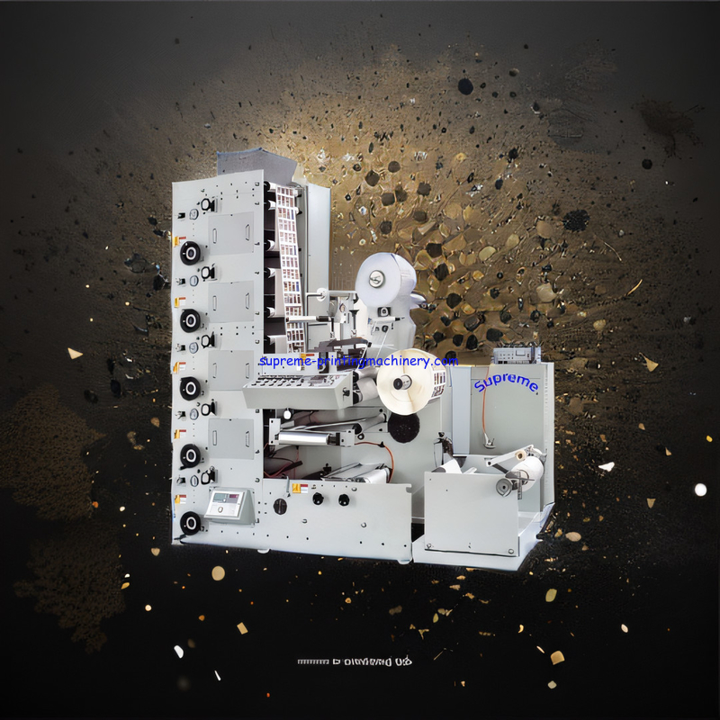 RY350 glue side flexographic printing machine Relam Delam mercury led lamp corona treatment turn bar two side printed