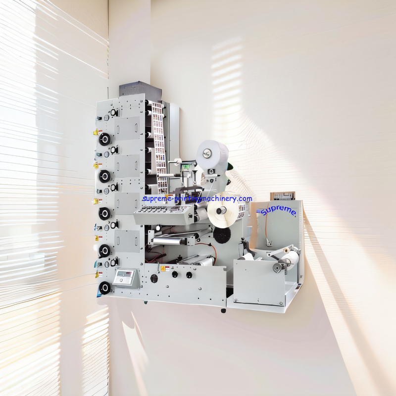 RY320-4B  FLEXO PRINTING MACHINE MITSUBISHI JAPAN UNWINDING TENSION CONTROLLER LAMINATION DIE CUTTING STATION TURN BAR