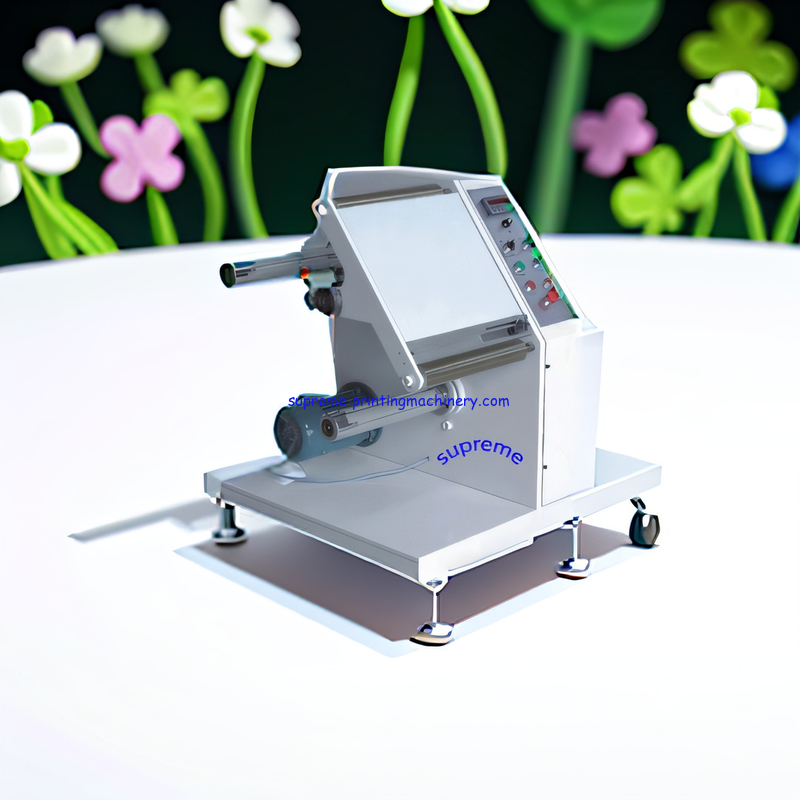MAX DIAMETER 500MM LABEL INSPECTION AND REWINDING MACHINE FOR EFFICIENT OPERATION INSPECTING THE QUALITY OF PRINTING