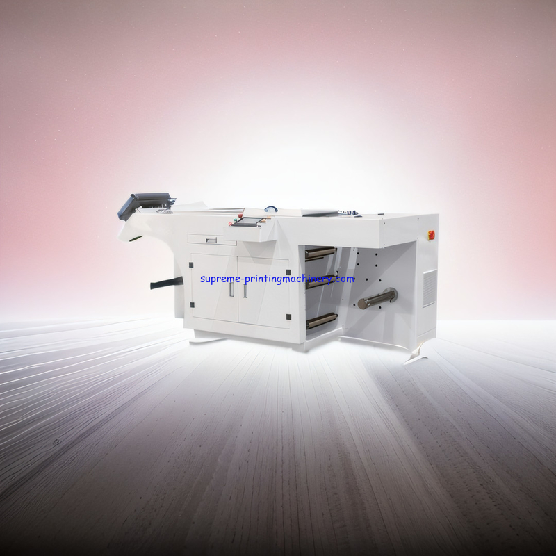 UNWINDING MAX DIAMETER 700MM ADHESIVE LABEL PAPER PROCESS MACHINERY - 5.5KW MAIN MOTOR ONLINE INSPECTION AND REWINDING