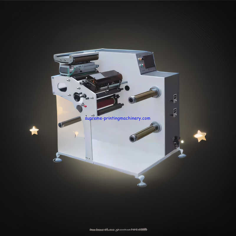 380V/220V ADHESIVE LABEL PAPER PROCESS MACHINERY 1 YEAR MAX REWINDING DIAMETER 600MM NARROW LABEL MEDIUM SPEED SLITTING