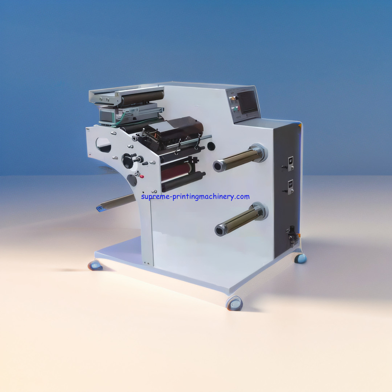 HIGH SPEED SLITTING MACHINE IDEAL FOR THICKER FILM ALUMINUM FOIL AND COATED MATERIALS NARROW LABEL MEDIUM SPEED SLITTING