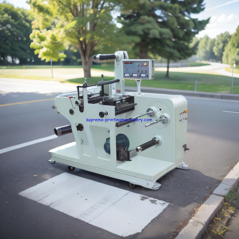 LENGTH OF DIE CUTTING 190-476 MM FULL ROTARY DIE CUTTING MACHINE WITH SLITTING STATION AND TURRET REWINDING STATION