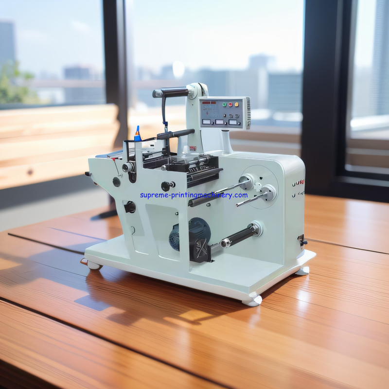 RELIABLE AND EFFICIENT ROTARY DIE CUTTERS WITH 500MM MAX DIAMETER FOR BLANK LABEL MATERIAL WITH SLITTING AND TURRET