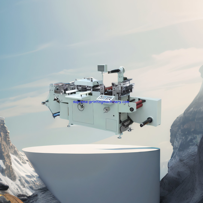 350MM ADHESIVE LABEL PAPER PROCESS MACHINERY HIGH PRECISION 1 YEAR MAX MATERIAL WIDTH MQ-Z DIE CUTTING MACHINE HOT STAMP