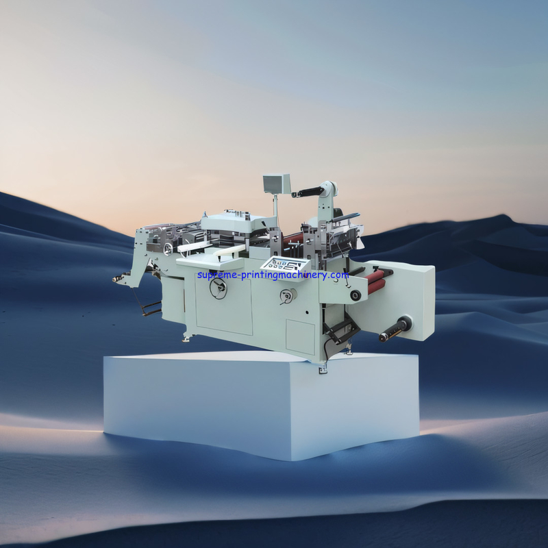MAX SPEED 300TIME/MIN - UNWINDING MAX DIAMETER 650MM MIDDLE HIGH SPEED FLATBED DIE CUTTING MACHINE LABEL STICKER PAPER