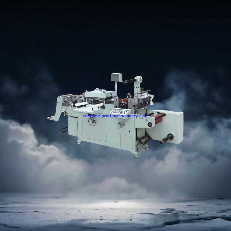 MQ-450Z AUTOMATIC MEDIUM SPEED LABEL DIE CUTTING MACHINE MAX. FEEDING WIDTH 450MM MAX DIE CUTTING SIZE 440*440MM 300TIME