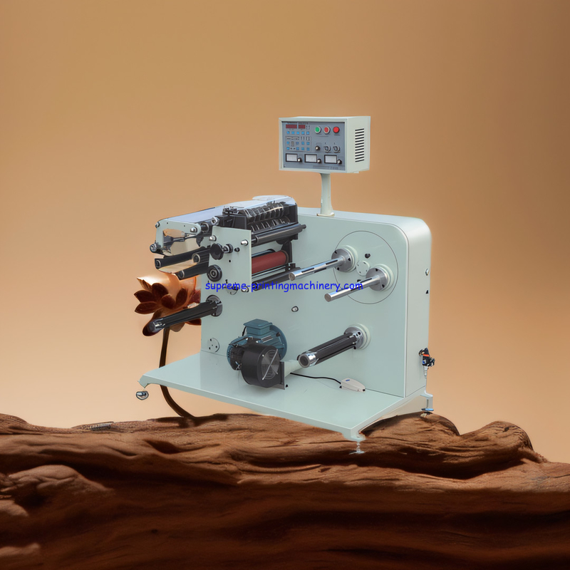 TURRET SLITTER SLITTING MACHINERY NARROW PAPER THERMAL BOND CASH REGISTER FAX POS ATM PAPER AND OTHER SMALL RIBBON ROLL