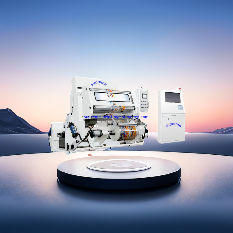 PLC CONTROLLED INSPECTION MACHINE VERIFYING-ROLLING -SLITTING BOPP, PET, CPP, PVC, AL- FOIL AND PAPER IN PRINTING PROCES