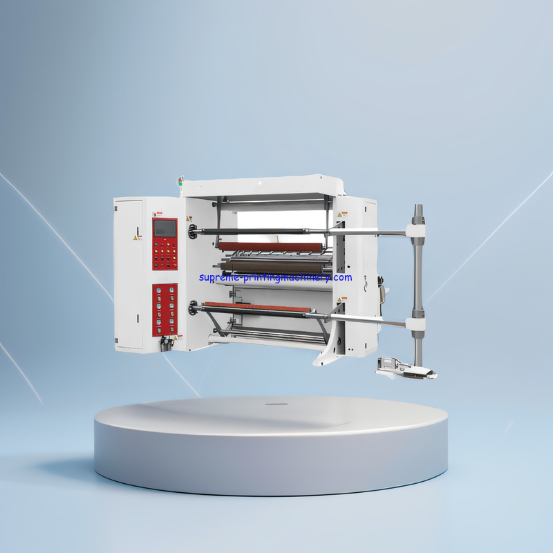 HIGH-SPEED SLITTING MACHINE PLASTIC FILM (PET OPP PE PVC COMPOSITE FILM, ALUMINIZED FILM KRAFT SELF-ADHESIVE PAPER